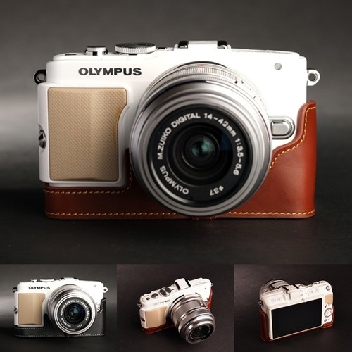 Borsa mezza fotocamera - , vera
