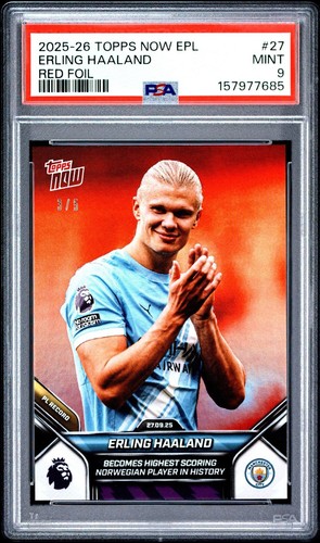 2025 erling haaland topps - 2025-26,