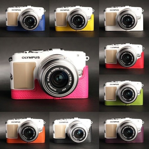 Borsa mezza fotocamera - in, vera